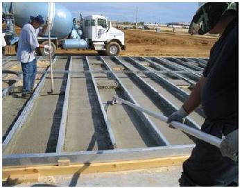 Placing Concrete is Fast with a Simple Bull Float